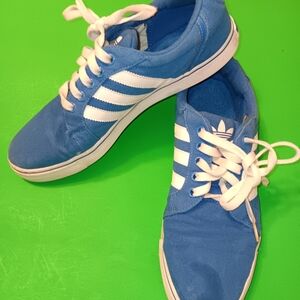 2013 Adidas Shoes/Sneakers (G66630) Preowned Men's Size 10 Blue Colorway